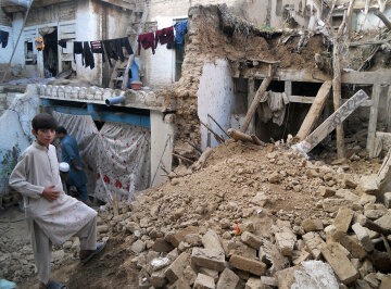землетрясение афганистан пакистан