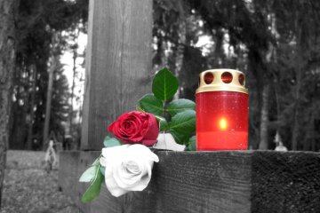 свеча,цветы,