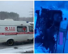 Автобус з росіянами на швидкості перекинувся в кювет, що відомо про постраждалих і перші кадри: "Затиснуло..."