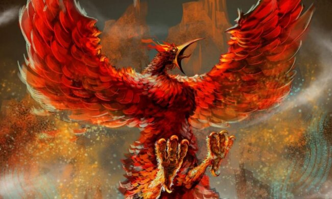 птица, фангтастическая, сказочная