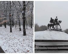 Перший сніг укутав Дніпропетровщину, дивовижні кадри: жителі в захваті