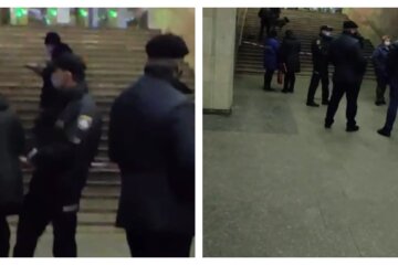 Полиция слетелась в метро Харькова из-за подозрительного предмета: кадры и детали ЧП