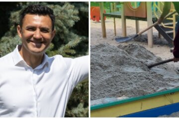 "Навалимо найбільшу купу!": Тищенко голосно зганьбився з дитячими майданчиками, кадри і подробиці