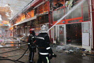 Пожар Барабашово Харьков