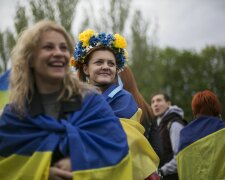 Украина флаг украинка украинцы