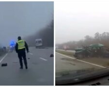 Трагическая авария заблокировала движение на украинской трассе, авто отбросило на встречку: кадры ДТП