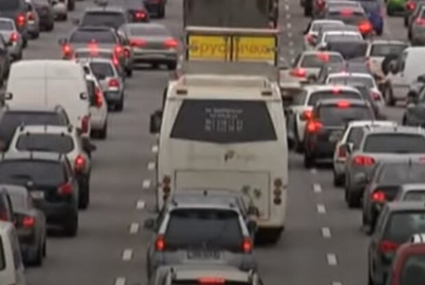 пробки, транспорт, киев