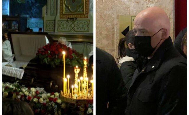 Переболевший Труханов в черной маске приехал в Харьков, чтобы проститься с Кернесом: кадры