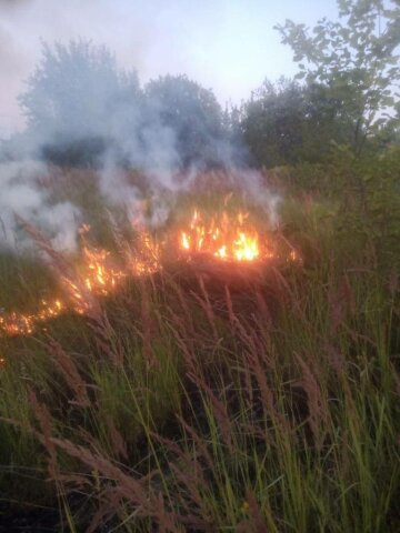пожежа внаслідок атаки на Київ