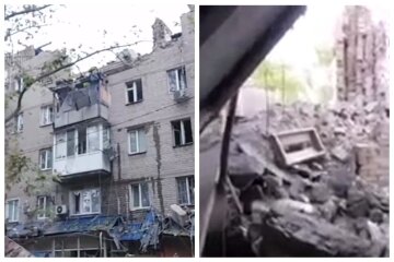 Діра замість квартир: війська рф вдарили по житловому будинку в центрі Миколаєва, відео зсередини