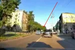 В Харькове возле парка сбили пешехода: запись с видеорегистратора