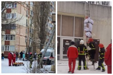 Тело женщины нашли на крыше магазина в Одессе: видео происходящего