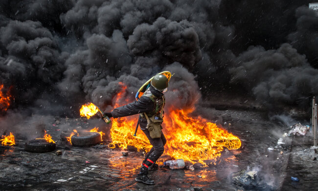 Ночь Гнева во Львове, пожар