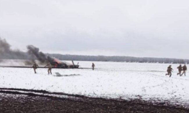 "Нехай горить полум'ям": ЗСУ знищили винищувач, який наносив удари по мирних жителях