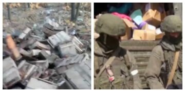 "Скоро шишками будут стрелять": оккупанты убегая от ВСУ оставили множество боеприпасов, видео