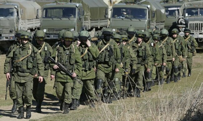 российские военные, Крым