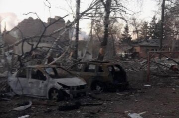 "Центр полностью уничтожен": последствия авиаударов по селу Бышов на Киевщине показали на фото