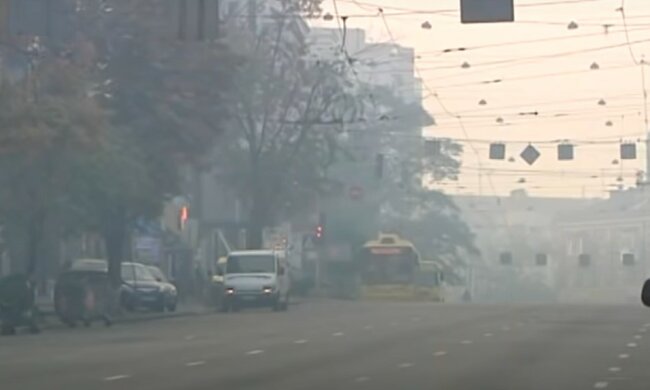 киев смог дым воздух