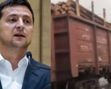 "Президент цього не бачить?": вагони під зав'язку забиті "кругляком" продовжують вивозити з України, кадри