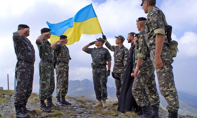 бойцы АТО