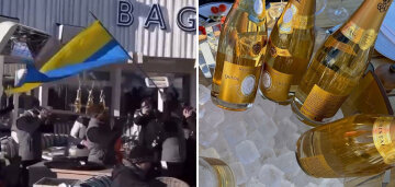 В Куршевеле украинские айтишники устроили роскошную вечеринку с флагом и песнями: видео