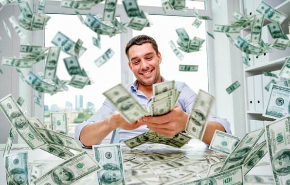 деньги, доллар, радость,
