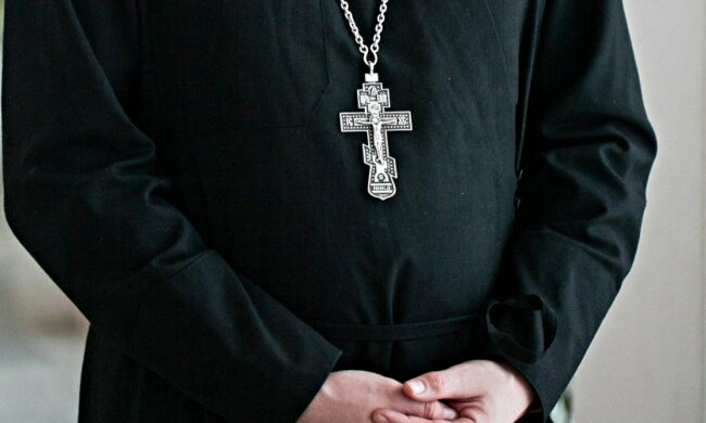 священник, крест, поп