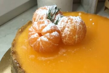 мандариновый чизкейк