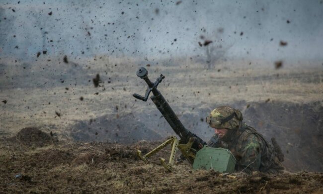 обстрел, АТО, Донбасс