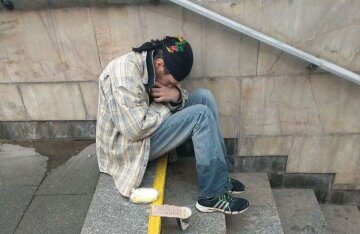бездомный бедность нищий