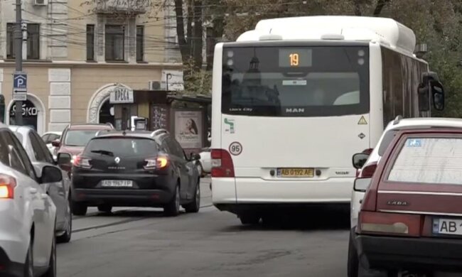 Обмеження руху транспорту у Вінниці