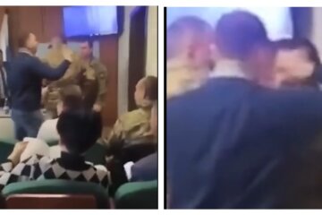 "Слышишь ты, чучело": депутат с кулаками набросился на защитника, видео