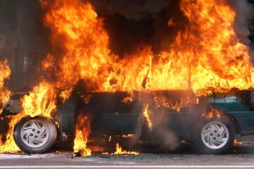 пожар авто