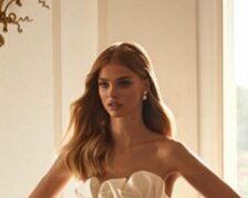 Дружина "Холостяка" Михайлюка Хлистун викликала фурор у весільній сукні з довгим шлейфом: ефектні кадри