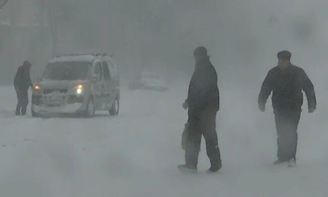 снег, снегопад, метель