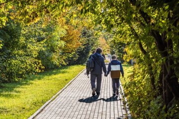 осінь, люди, погода