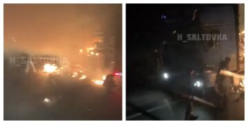 Фура с товаром сгорела дотла: на трассе Харьков-Киев вспыхнул грузовик, кадры