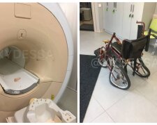 МРТ-апарат засмоктав пацієнта, який прийшов на обстеження: кадри і деталі моторошної НП в Одесі