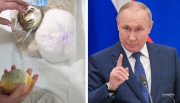 Крупа з черв'яками і гнилий лимон: у росії пенсіонерам вручили "подаруночок" від путіна, відео
