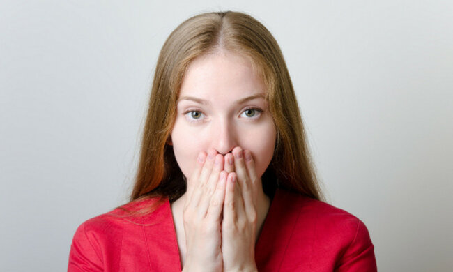 неловкость девушка