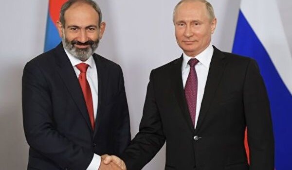 Пашинян, путин