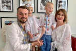 Елена Кравец с семьей