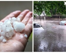 Злива з градом обрушилася на Одеську область, вулиці пішли під воду: кадри негоди