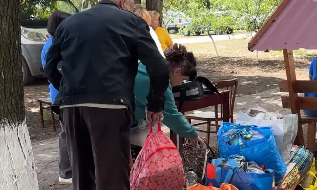 Гуманитарная помощь для пенсионеров в Харьковской области