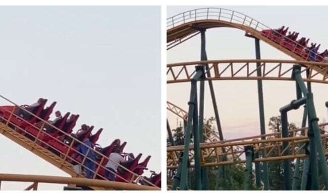 Раптово дав збій: харків'яни зависли в повітрі на атракціоні, моторошні кадри