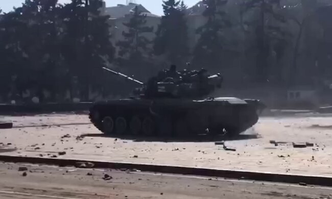 танк, российская техника, война, Мариуполь