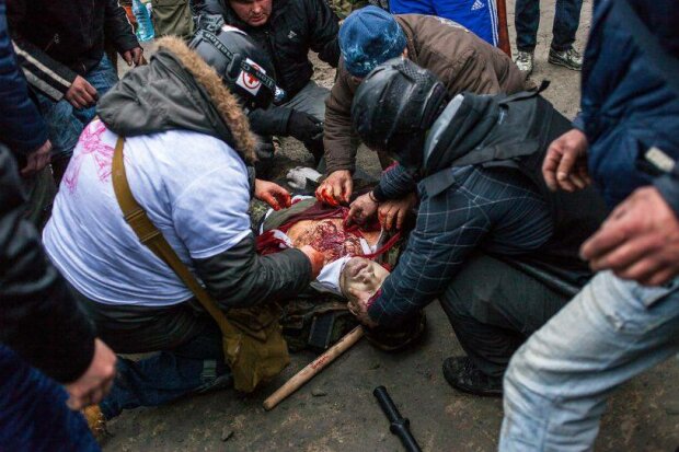 Герой Небесної Сотні Василь Мойсей. 20 лютого 2014р.