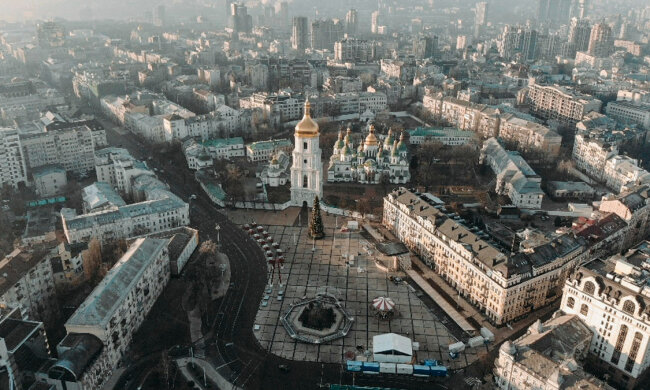 Киев, центр, Софиевская площадь