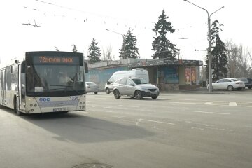 Ограничение движения транспорта в Запорожье