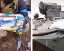 Детские игрушки, старые купоны и сковородки: бойцы ВСУ показали жлобство оккупантов-мародеров